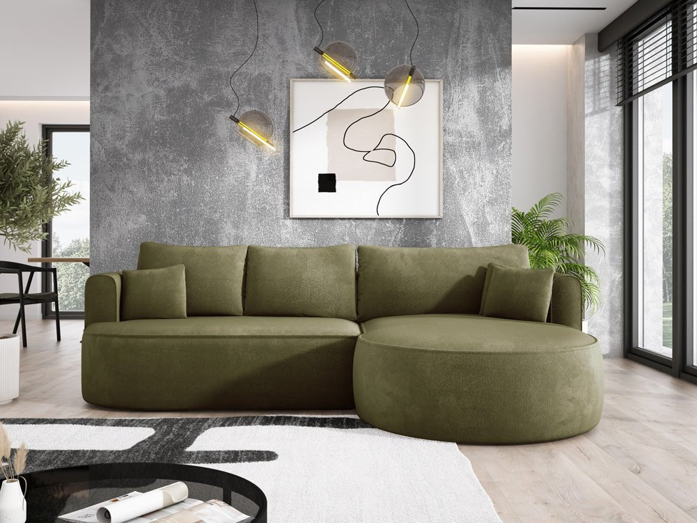 Designer L Sofa Lucca am Bouclé