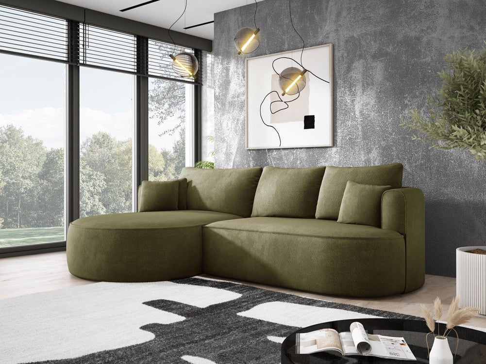 Designer L Sofa Lucca am Bouclé