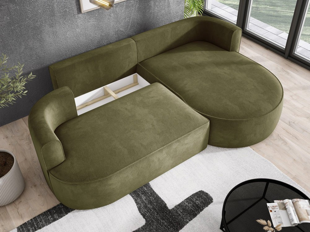 Designer L Sofa Lucca am Bouclé