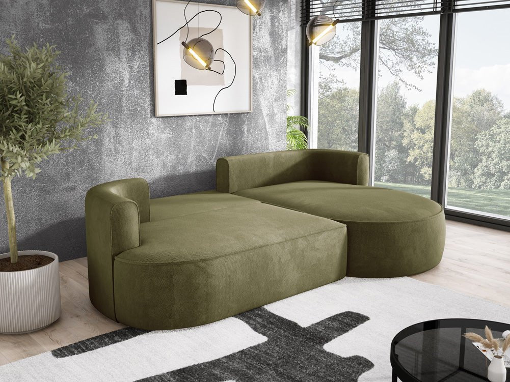Designer L Sofa Lucca am Bouclé