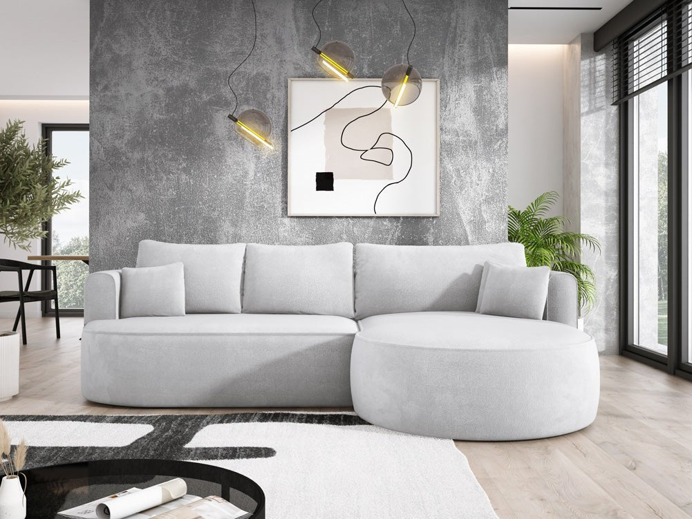 Designer L Sofa Lucca am Bouclé