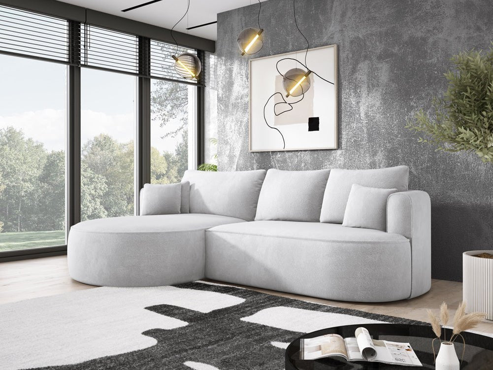 Designer L Sofa Lucca am Bouclé
