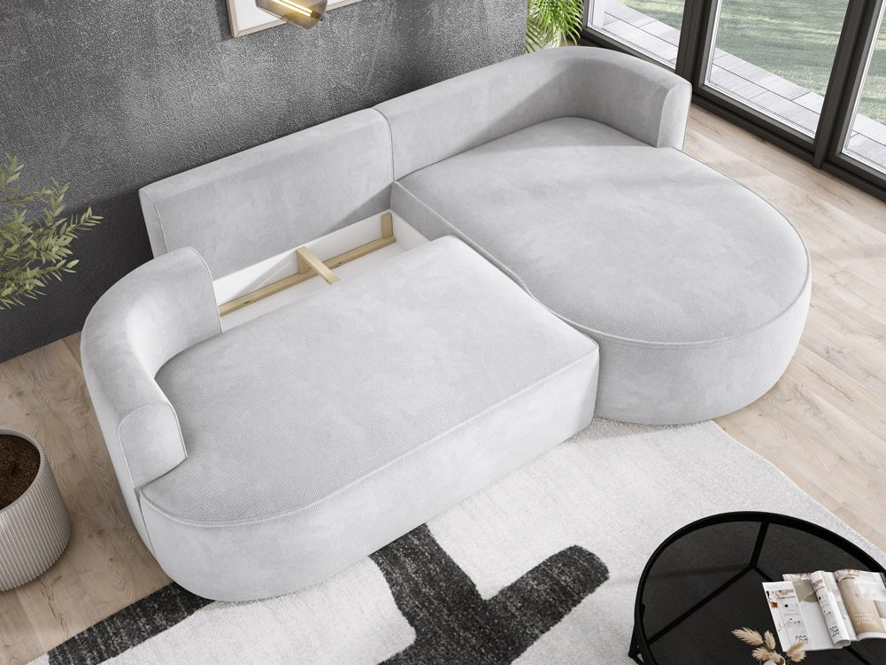 Designer L Sofa Lucca am Bouclé