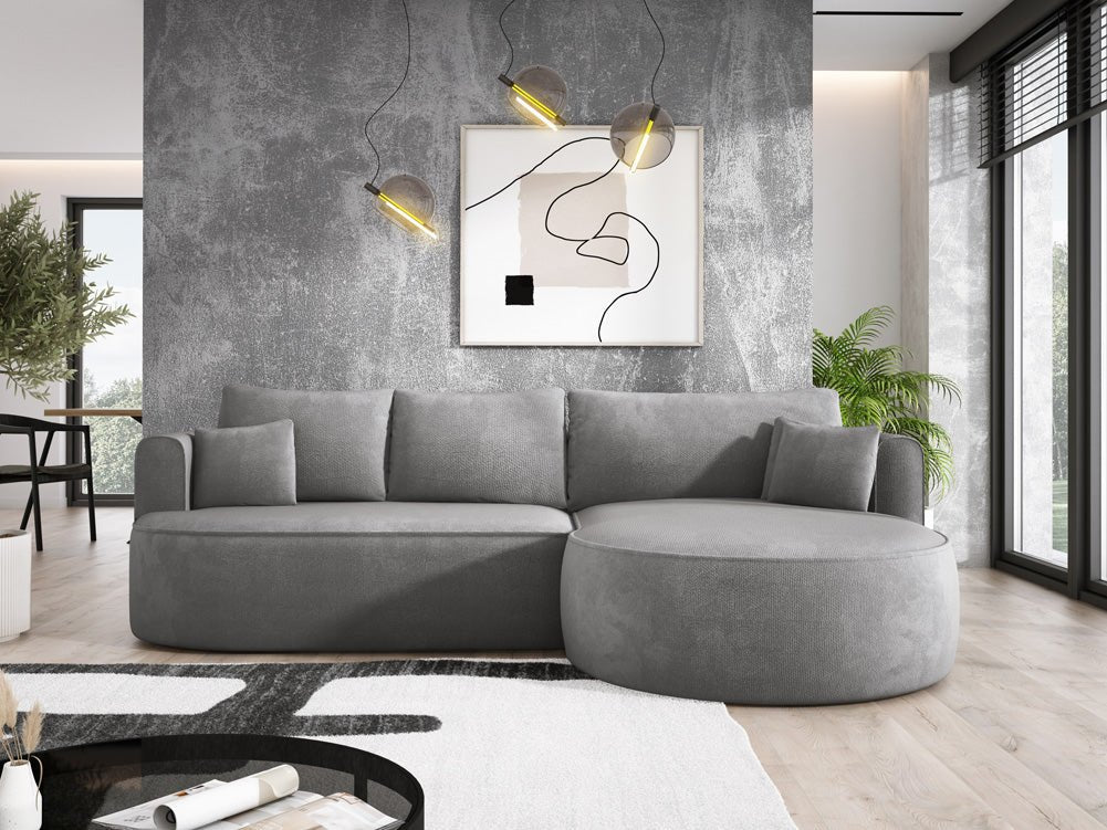 Designer L Sofa Lucca am Bouclé