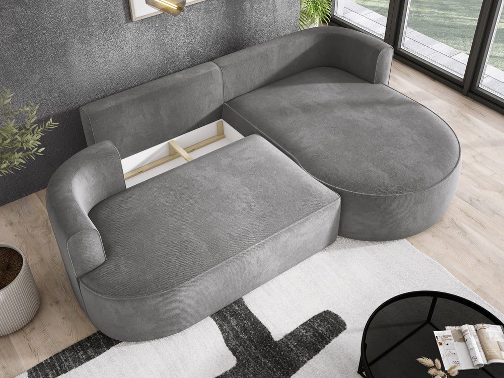 Designer L Sofa Lucca am Bouclé