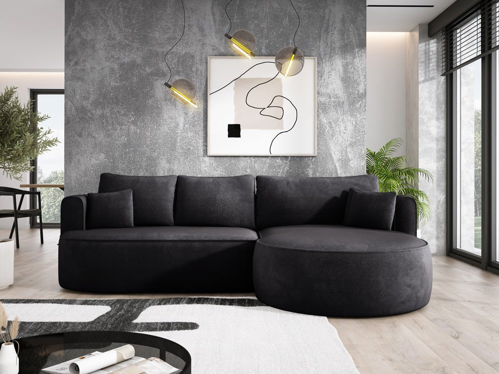 Designer L Sofa Lucca am Bouclé