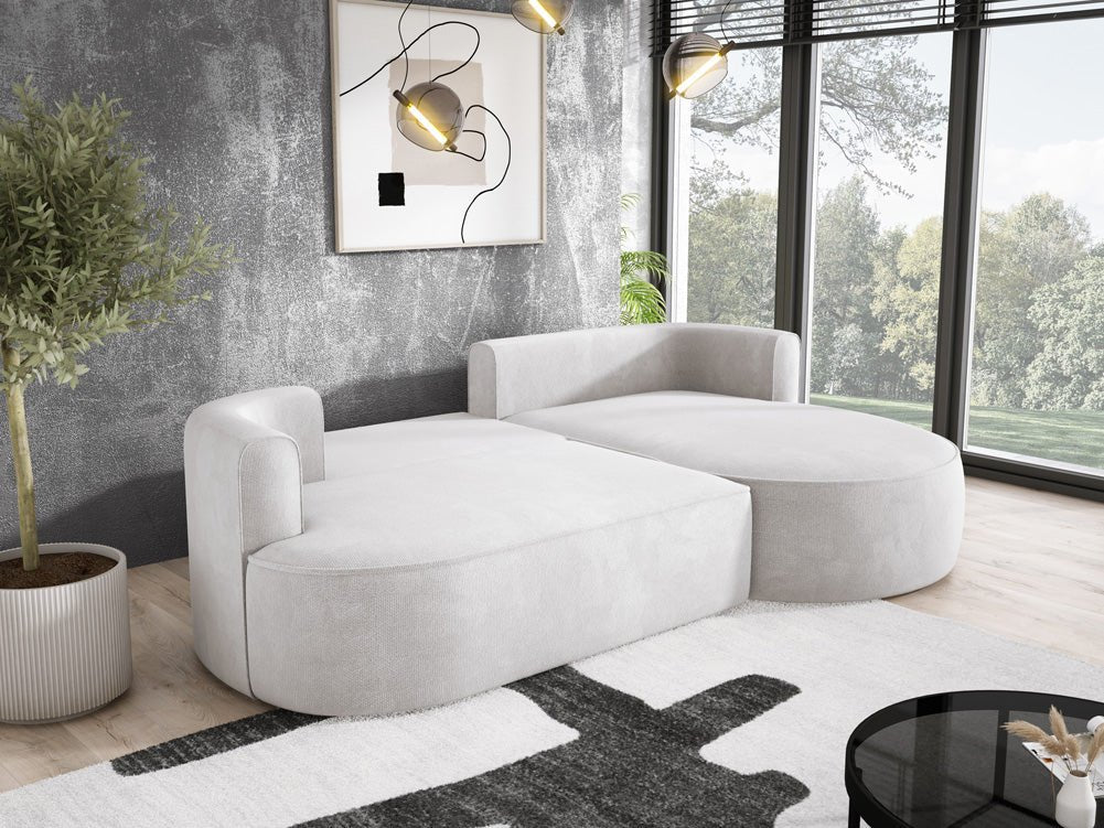 Designer L Sofa Lucca am Bouclé