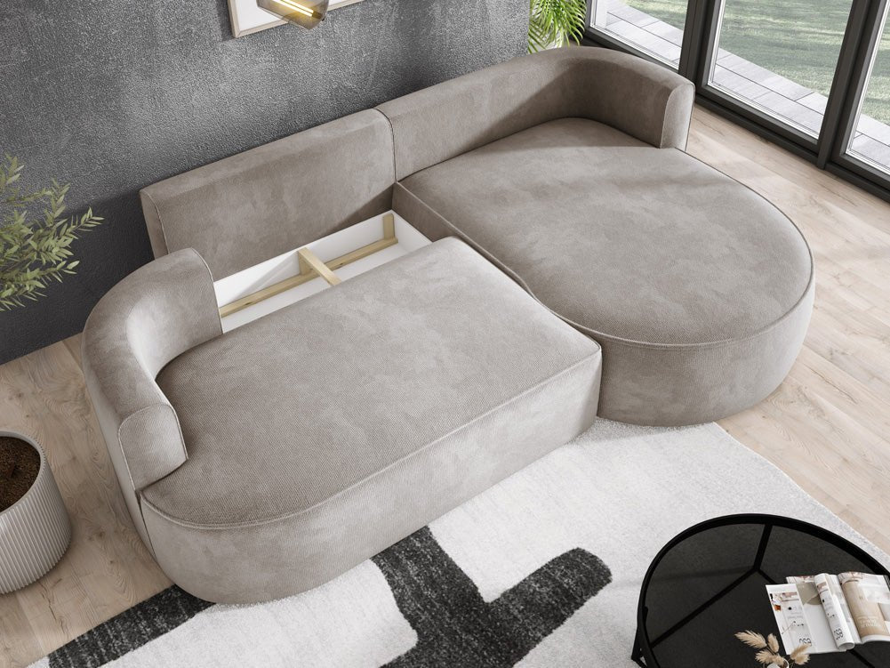 Designer L Sofa Lucca am Bouclé