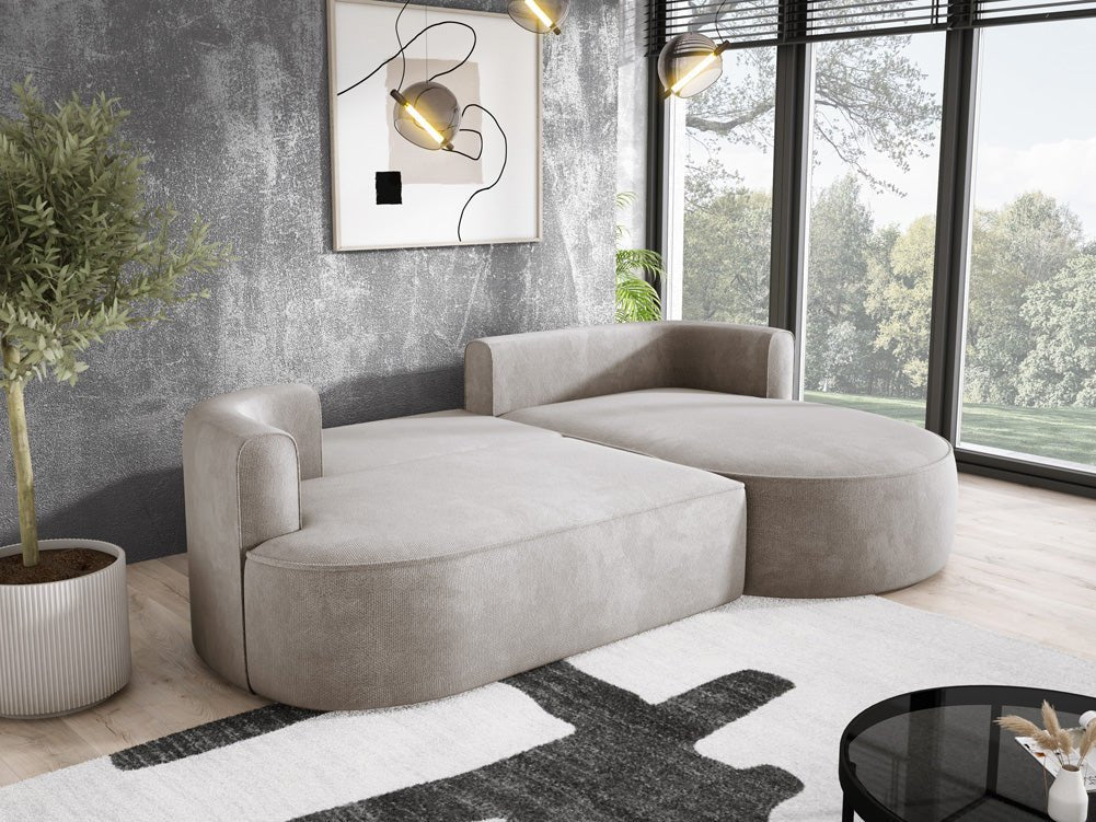 Designer L Sofa Lucca am Bouclé