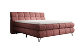 Boxspringbett Milla Strukturstoff in Bordeaux (Raven 59) – Freisteller