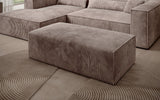 Beistellhocker Vasto in Cord – Blush