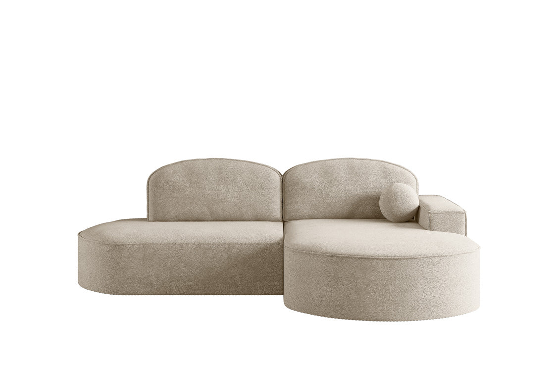 Designer Sofa Lenny Bouclé mat Schloof- an Zesummeklappfunktioun