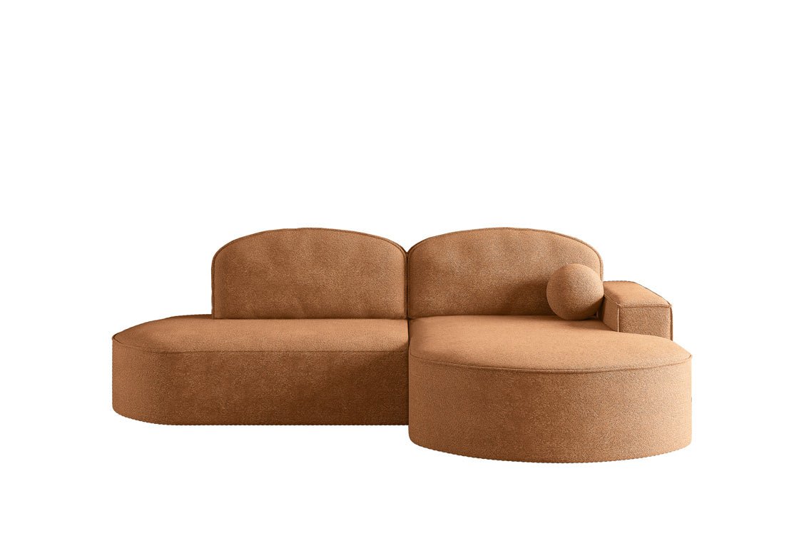 Designer Sofa Lenny Bouclé mat Schloof- an Zesummeklappfunktioun
