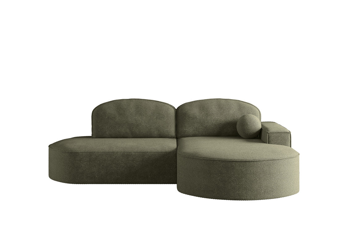 Designer Sofa Lenny Bouclé mat Schloof- an Zesummeklappfunktioun