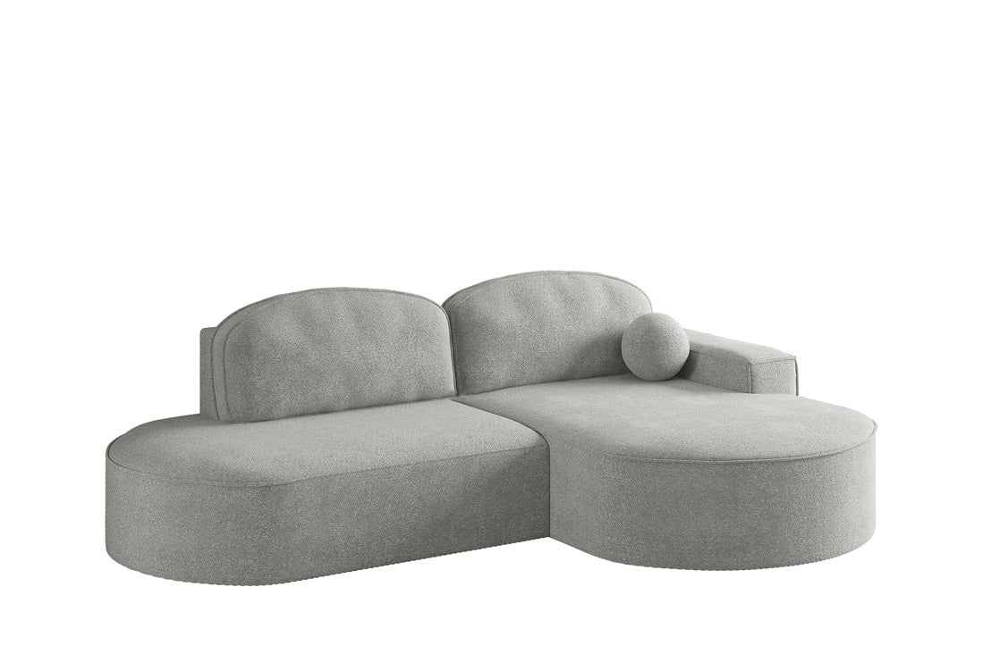 Designer Sofa Lenny Bouclé mat Schloof- an Zesummeklappfunktioun