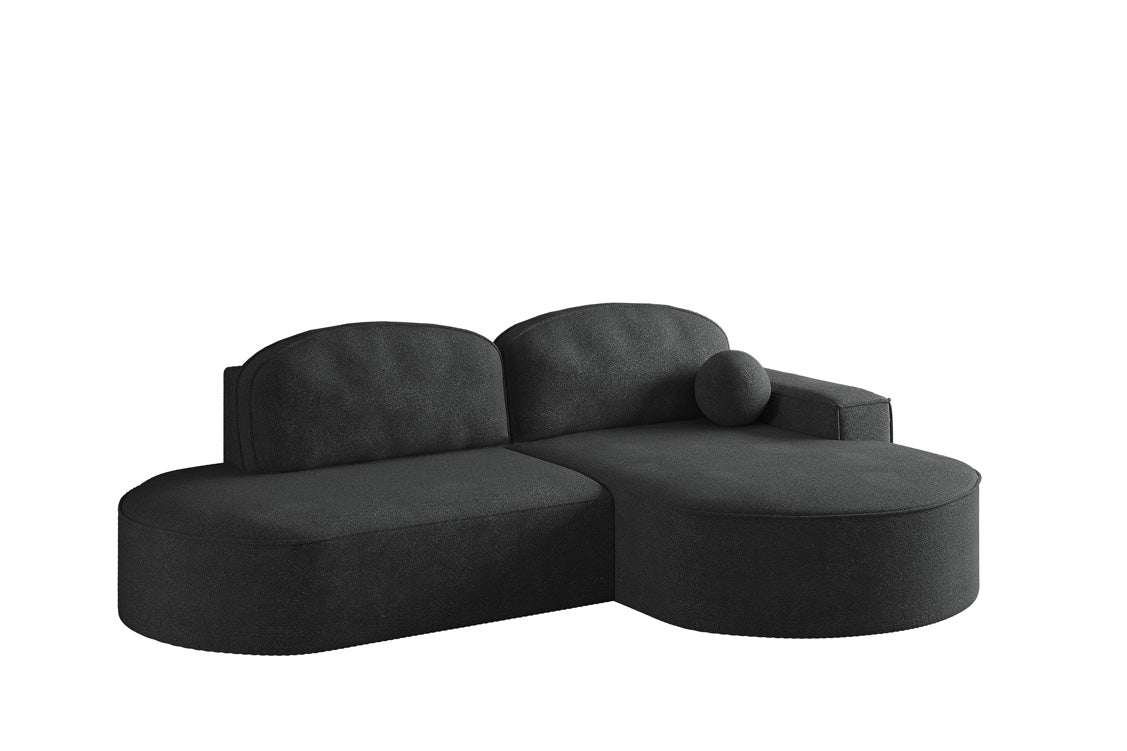 Designer Sofa Lenny Bouclé mat Schloof- an Zesummeklappfunktioun