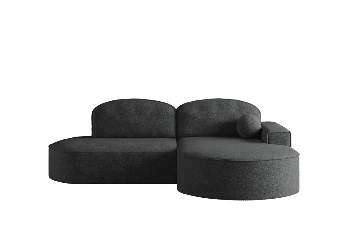 Designer Sofa Lenny Bouclé mat Schloof- an Zesummeklappfunktioun