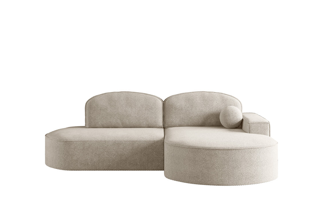 Designer Sofa Lenny Bouclé mat Schloof- an Zesummeklappfunktioun