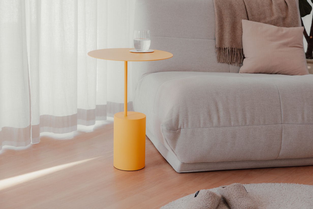 Couchtisch/Beistelltisch Ciro – Edelstahl-Design für Indoor & Outdoor