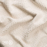 Designer Ecksofa Tino in Strukturstoff – Weiß – Rechts