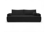 Designer 3 Sitzer Sofa Mira in Bouclé mit Schlaffunktion & Stauraum – Anthrazit