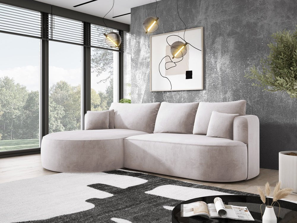 Designer L Sofa Lucca a Samt