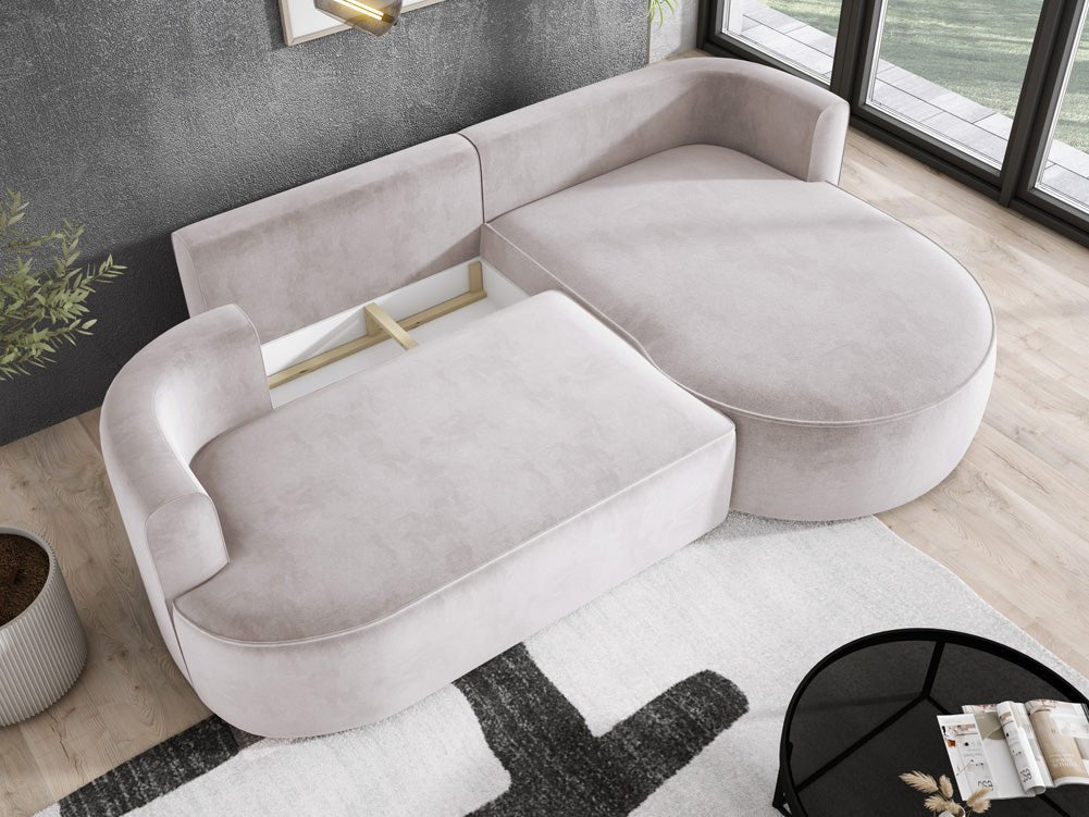 Designer L Sofa Lucca a Samt