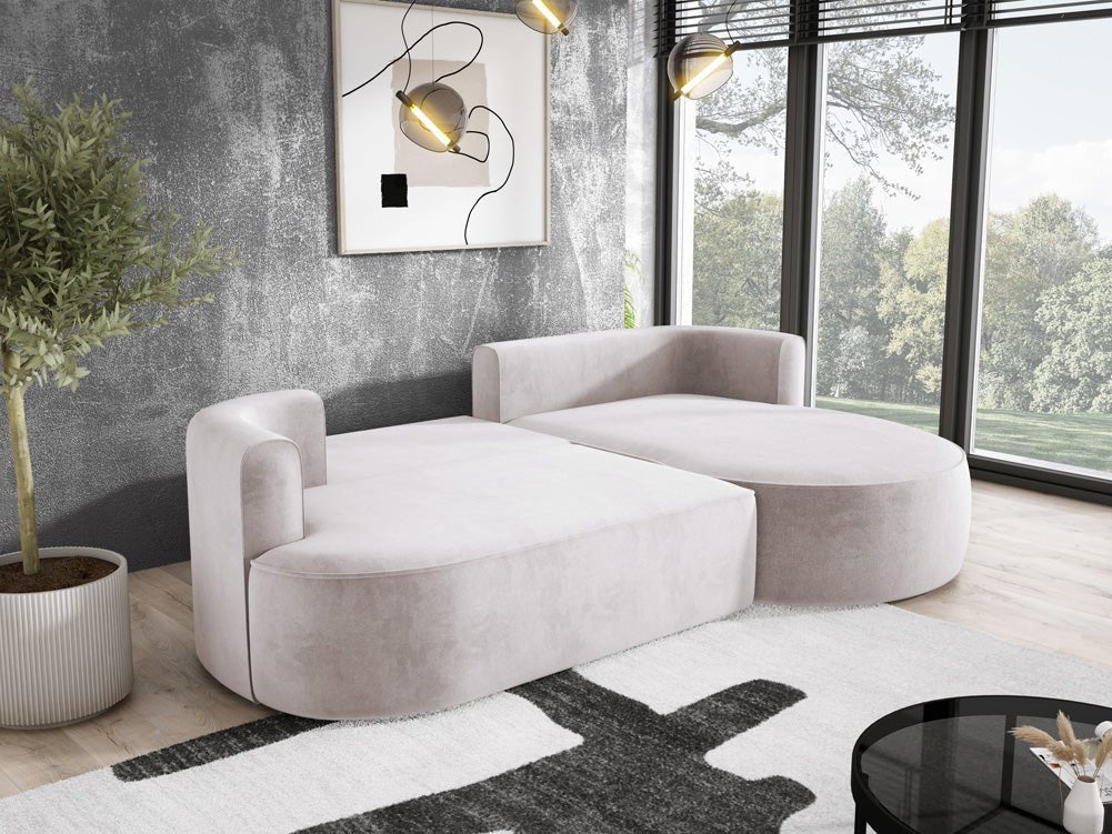 Designer L Sofa Lucca a Samt