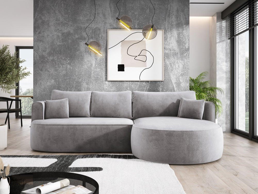 Designer L Sofa Lucca a Samt