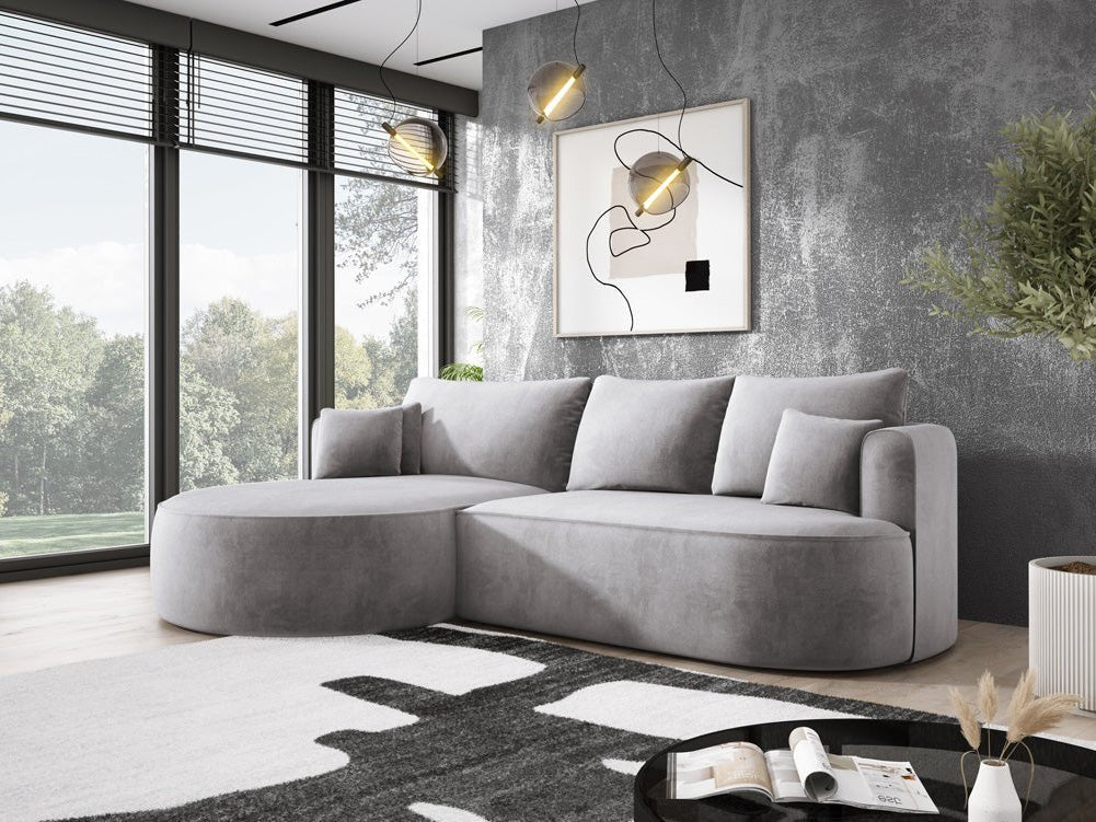 Designer L Sofa Lucca a Samt