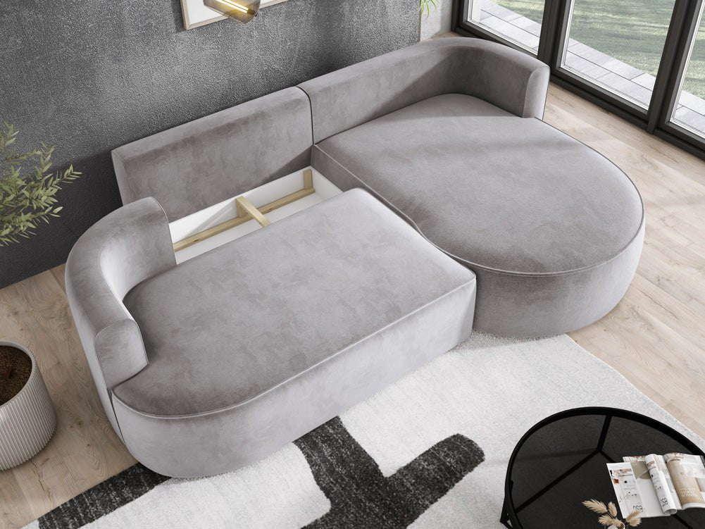 Designer L Sofa Lucca a Samt