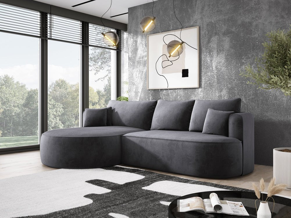 Designer L Sofa Lucca a Samt