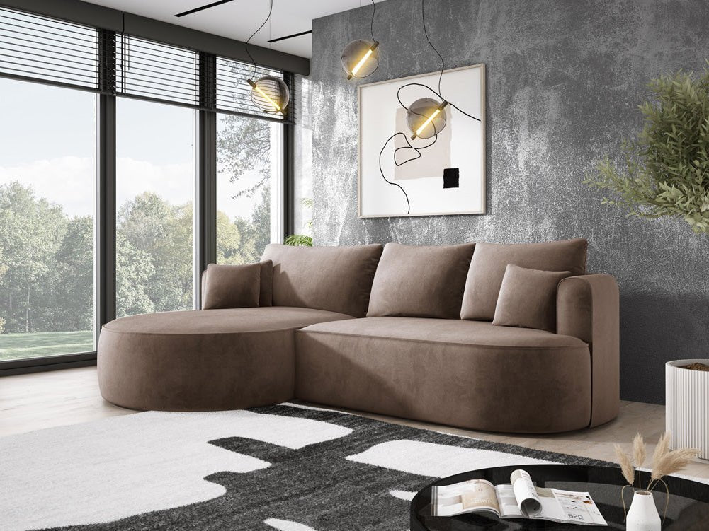 Designer L Sofa Lucca a Samt