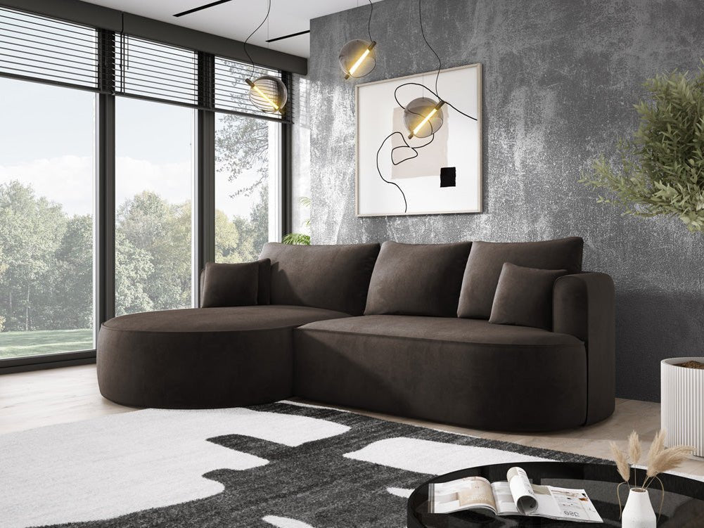 Designer L Sofa Lucca a Samt