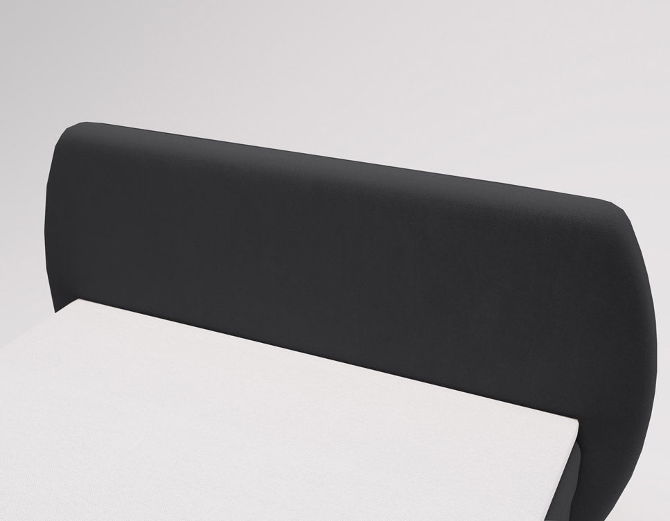 Boxspringbett Pure a Samt mat Stauraum