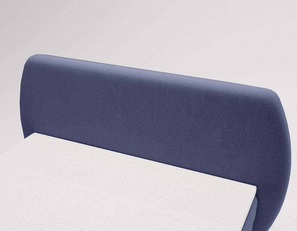 Boxspringbett Pure a Samt mat Stauraum