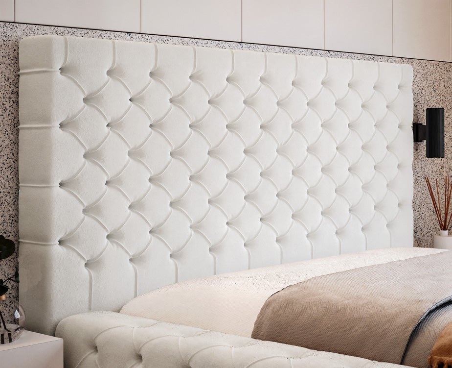 Designer Polsterbett Lana Samt mat Späicherraum