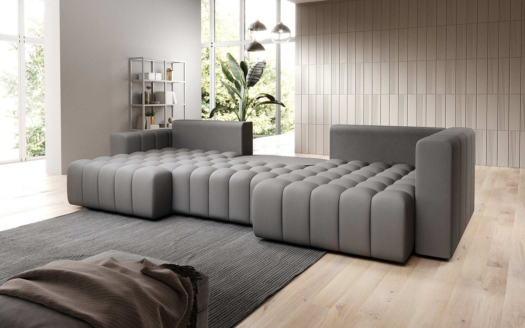 Designer Sofa Carla mat Schlofffunktioun