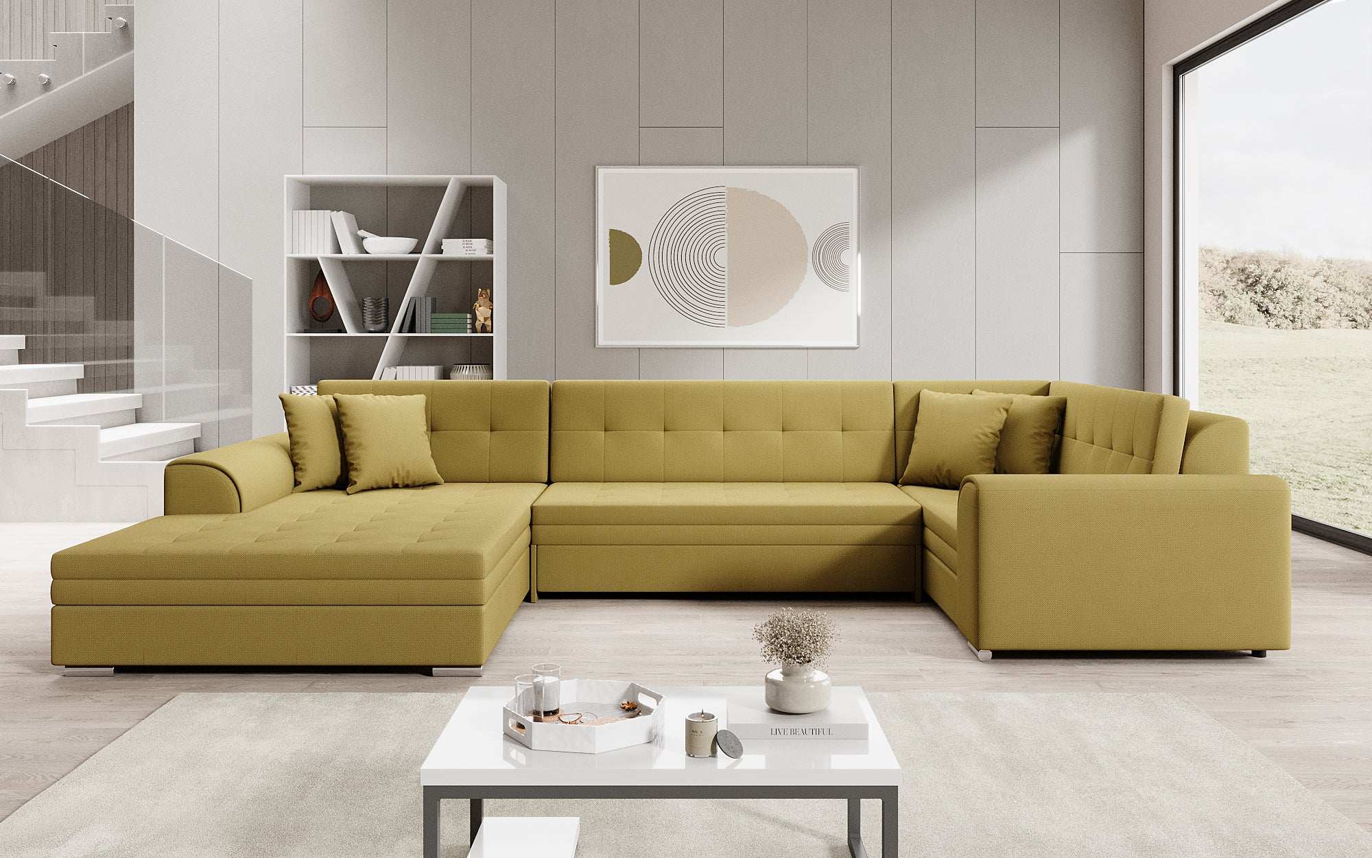 Designer Sofa Velio mit Schlaffunktion