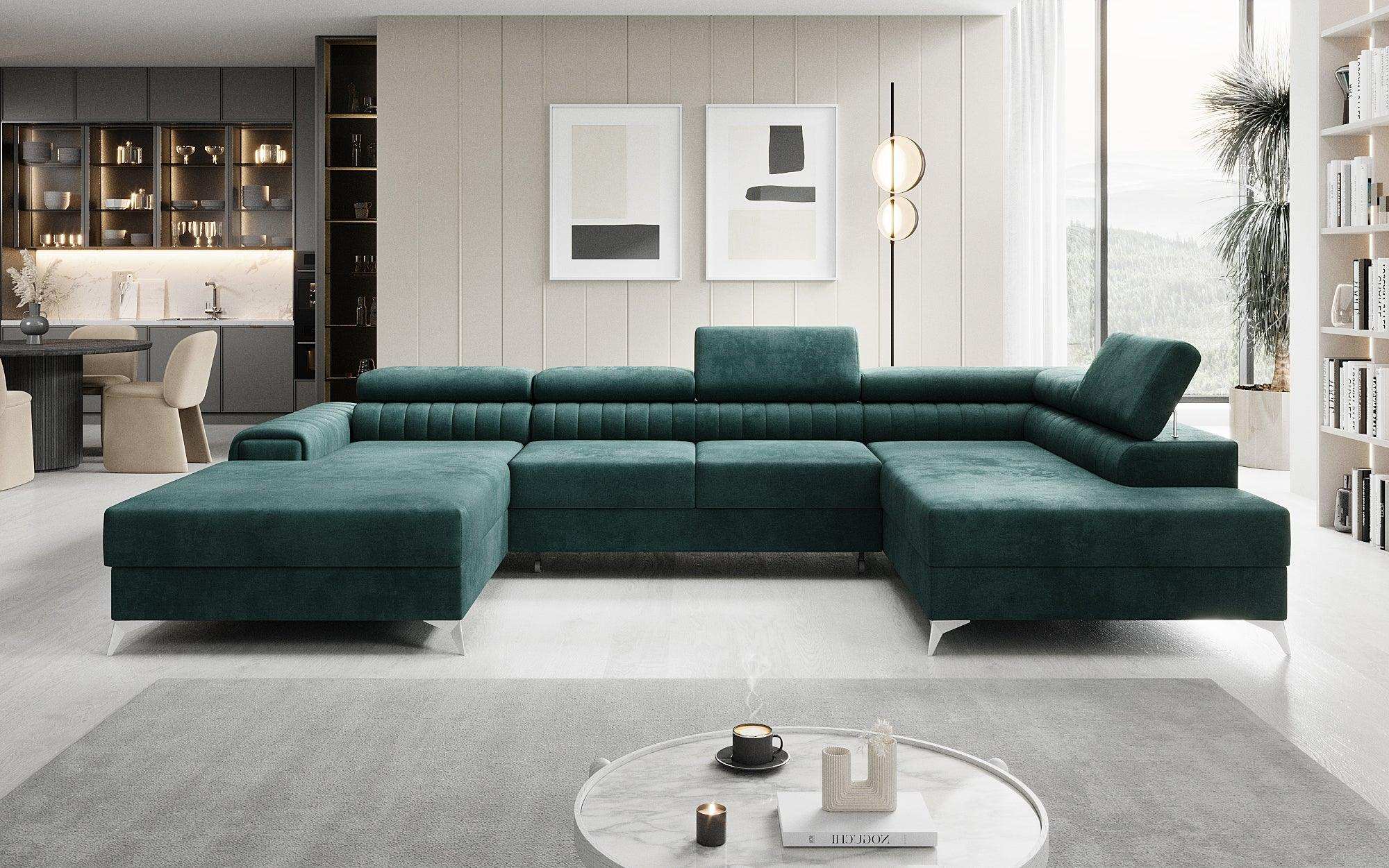 Designer Sofa Collina mat Schlof- a Klapfunktioun