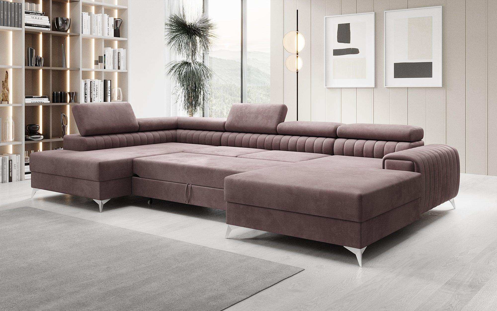 Designer Sofa Collina mat Schlof- a Klapfunktioun