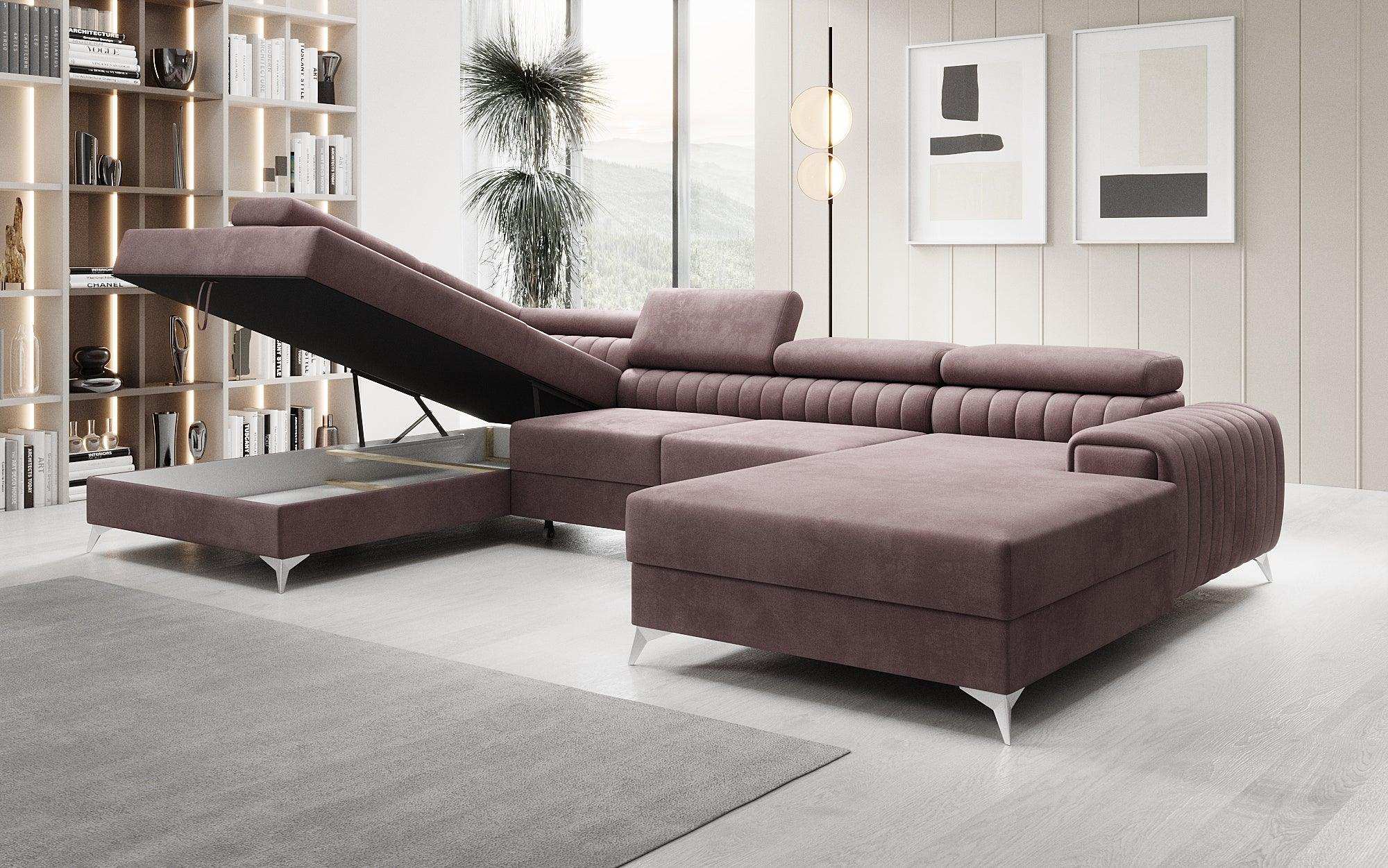 Designer Sofa Collina mat Schlof- a Klapfunktioun
