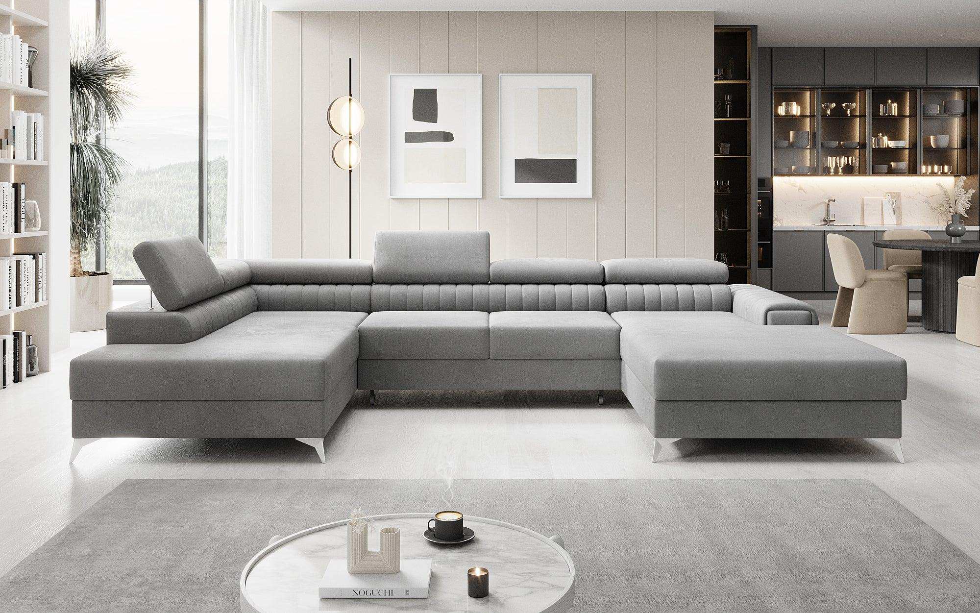 Designer Sofa Collina mat Schlof- a Klapfunktioun
