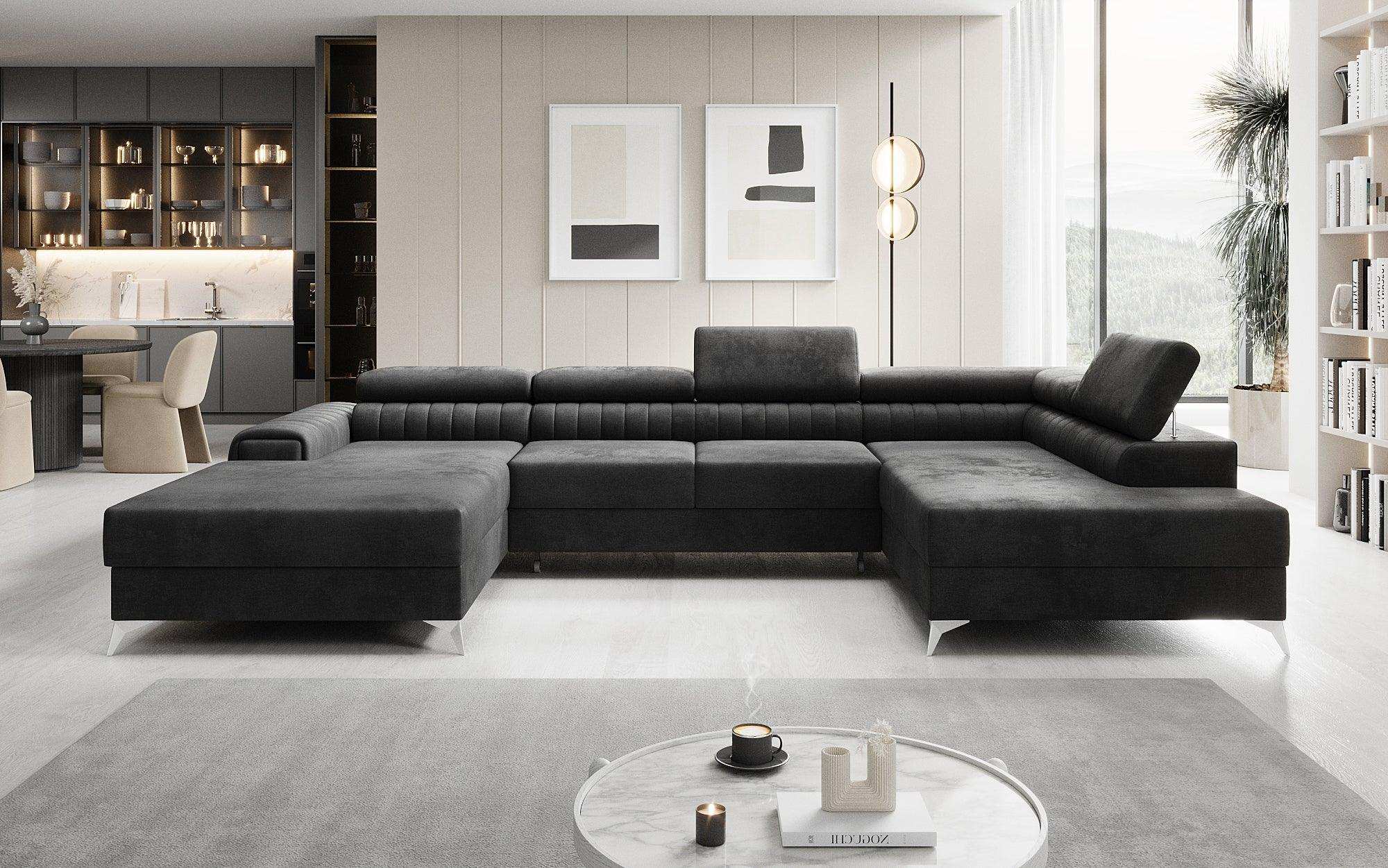 Designer Sofa Collina mat Schlof- a Klapfunktioun