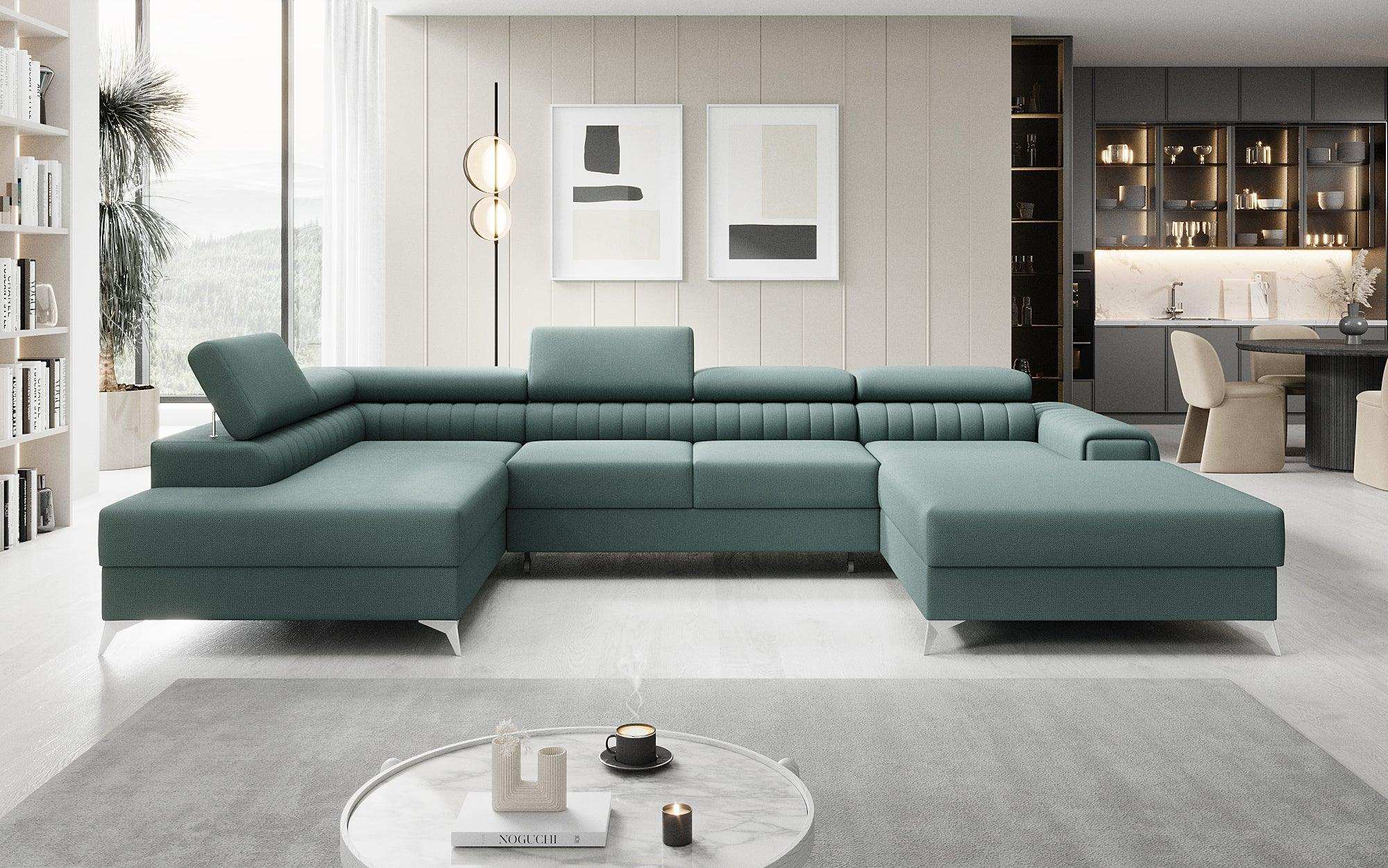 Designer Sofa Collina mat Schlof- a Klapfunktioun