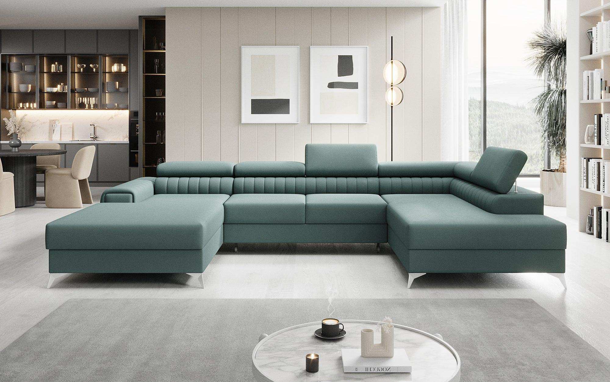 Designer Sofa Collina mat Schlof- a Klapfunktioun