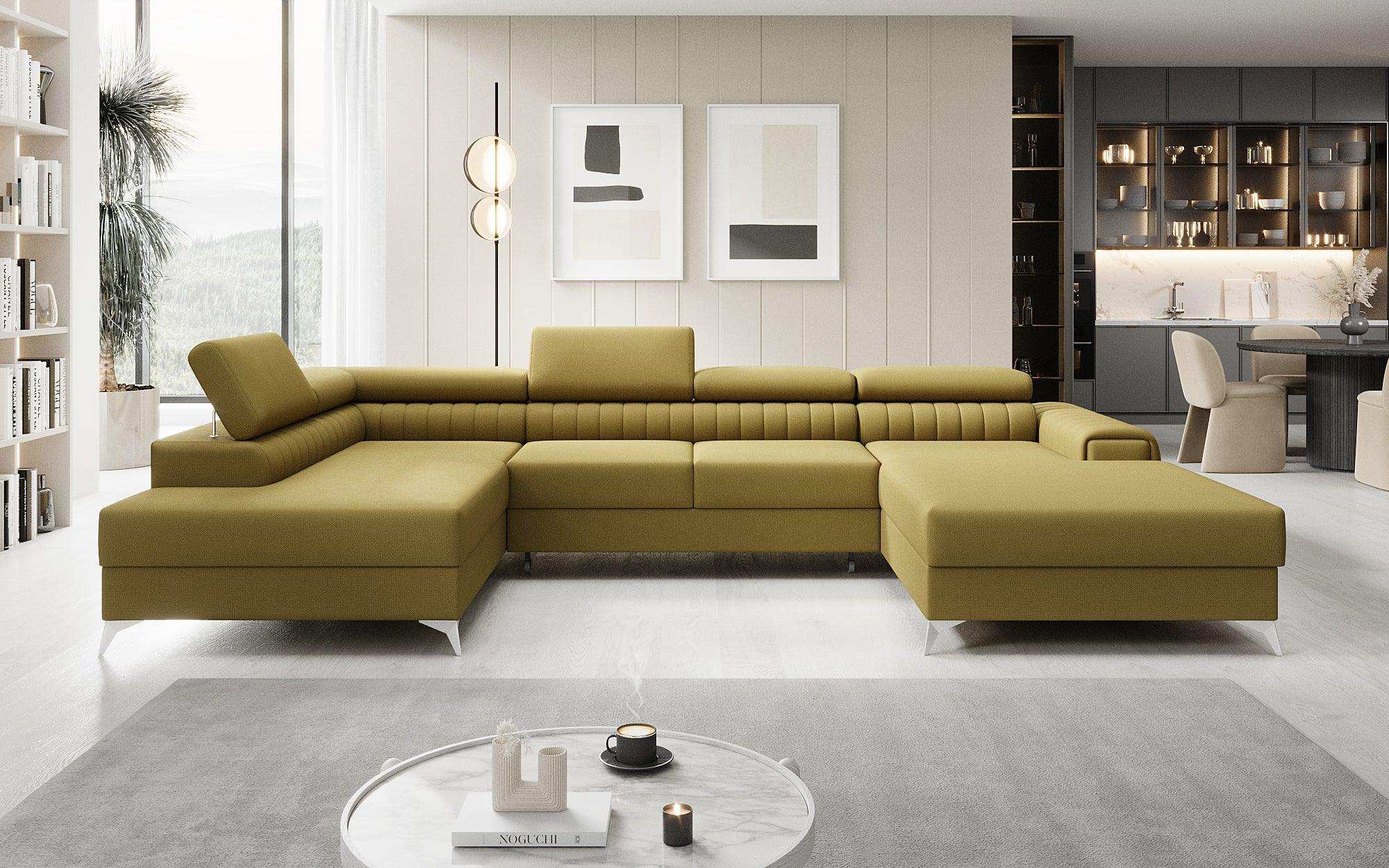 Designer Sofa Collina mat Schlof- a Klapfunktioun