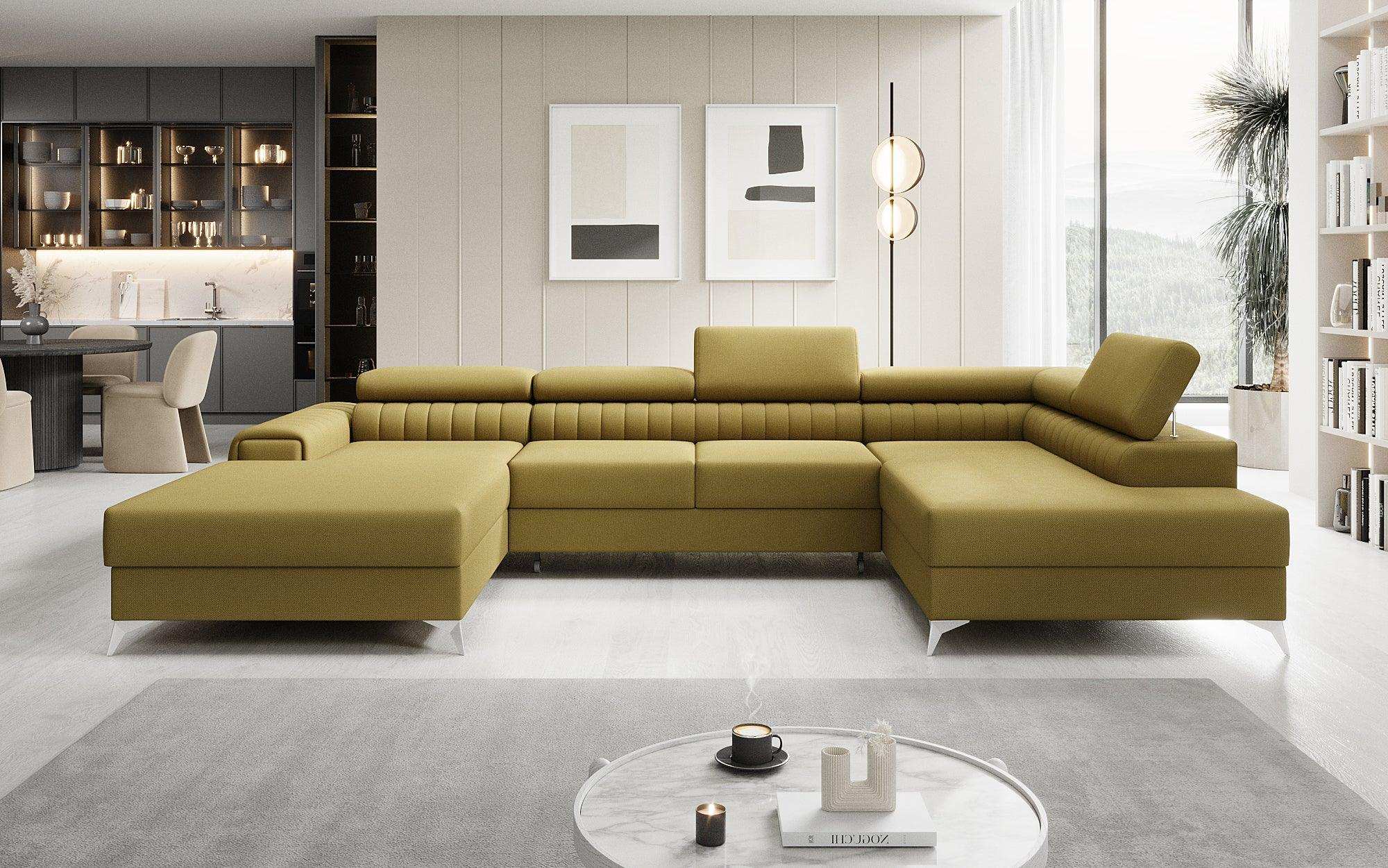 Designer Sofa Collina mat Schlof- a Klapfunktioun