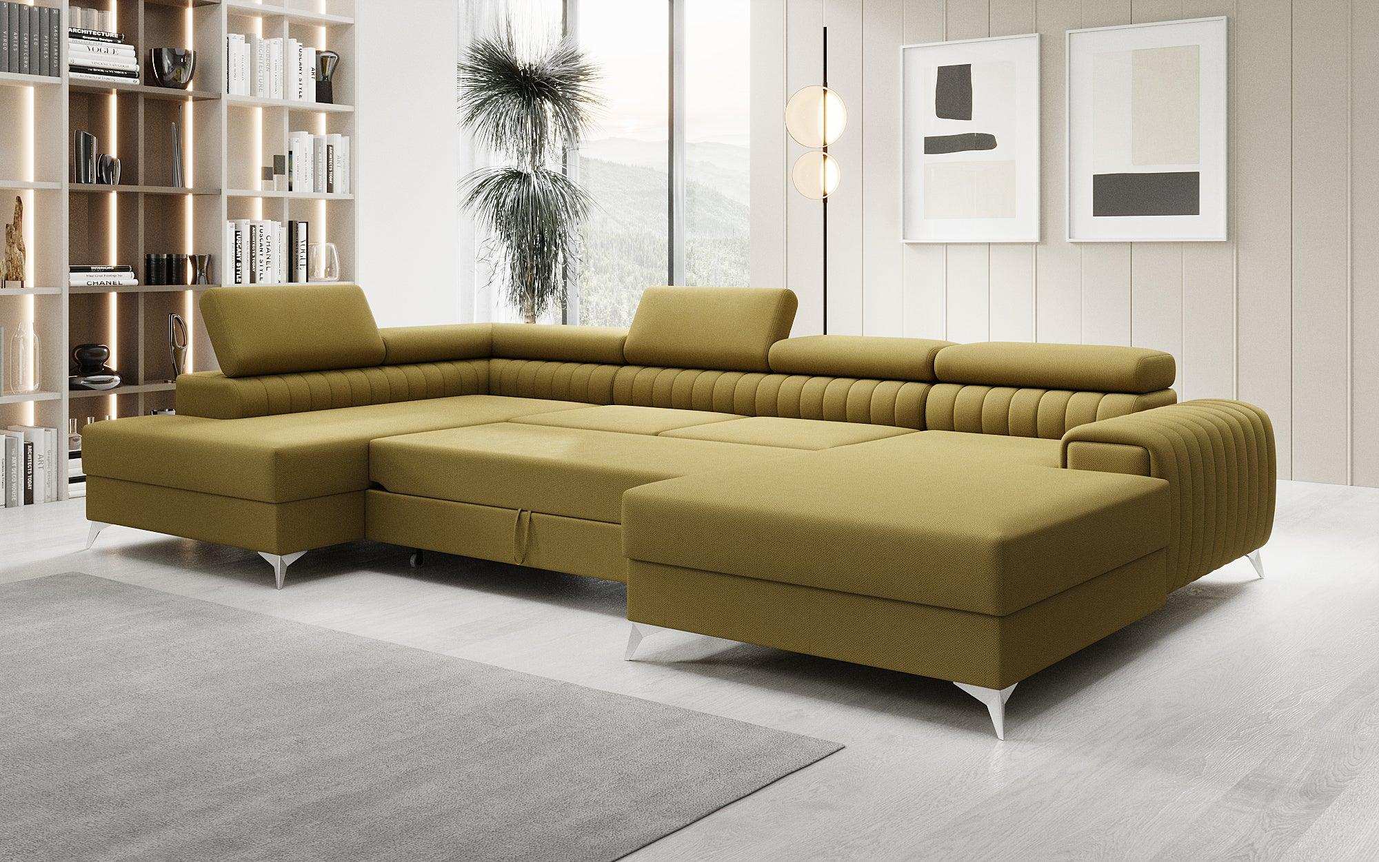 Designer Sofa Collina mat Schlof- a Klapfunktioun
