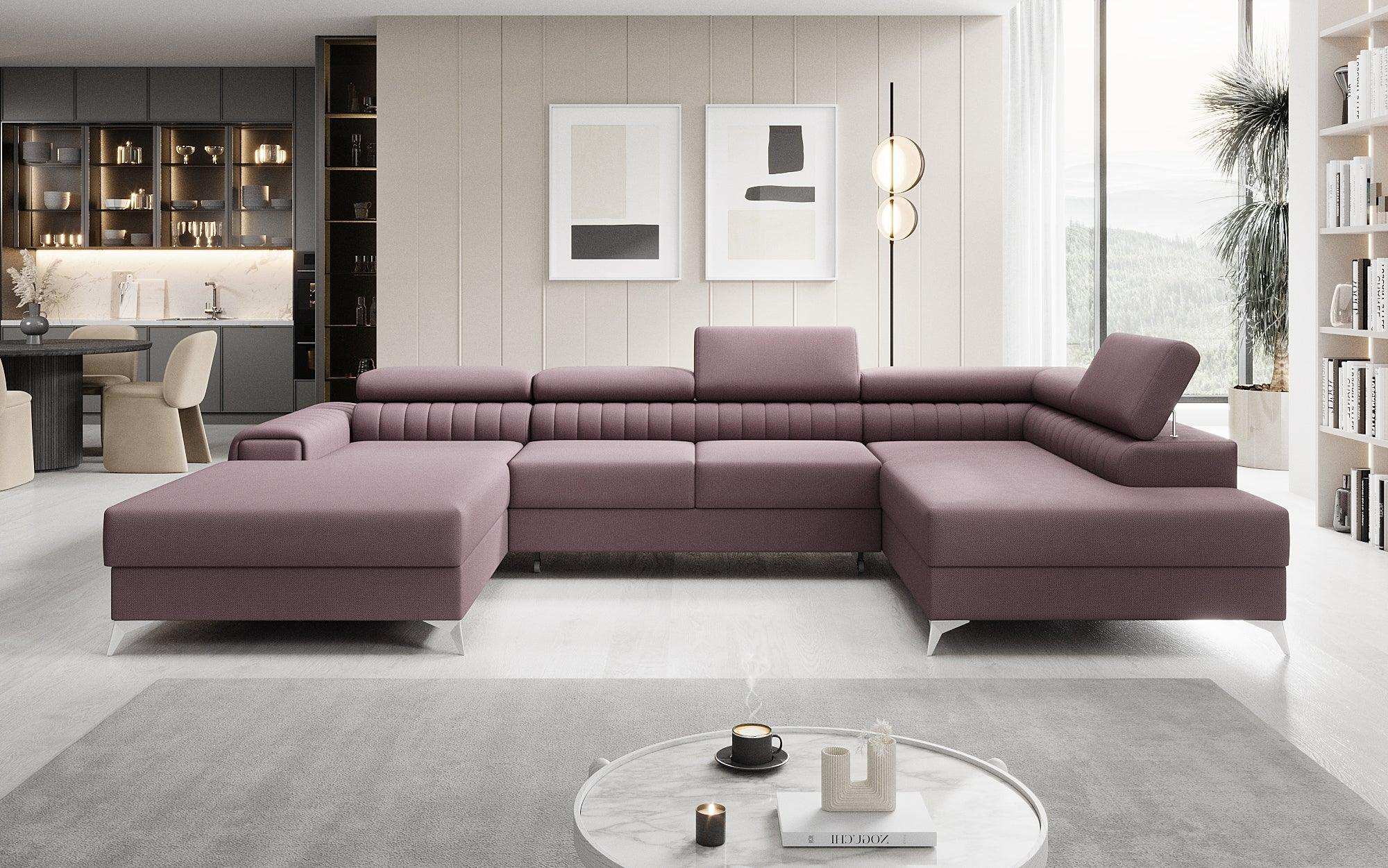 Designer Sofa Collina mat Schlof- a Klapfunktioun
